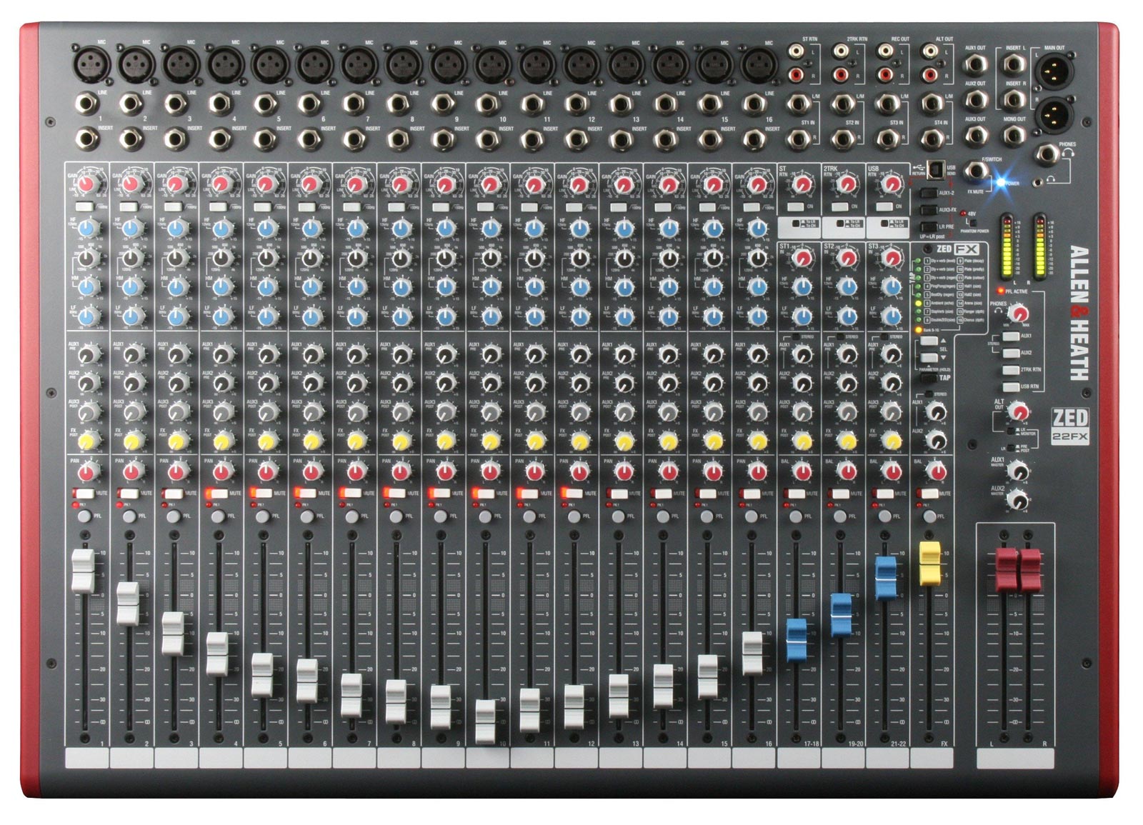 ALLEN&HEATH ZED-22FX　ジャンク Allen & Heath ZED-22FX USB Mixer with Effects – BAJAAO.COM